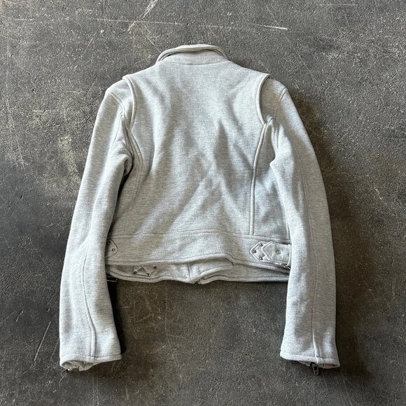 Blank NYC Heather Grey Moto Jacket Size M - Picture 5 of 7
